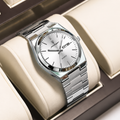 Luxury Men's Watches Waterproof Luminous Date Week Men Watch Stainless Steel Casual Fashion Quartz Man Wristwatch Reloj