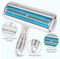 Pet Hair Remover Roller - Dog & Cat Fur Remover with Self-Cleaning Base - Efficient Animal Hair Removal Tool - Perfect for Furni